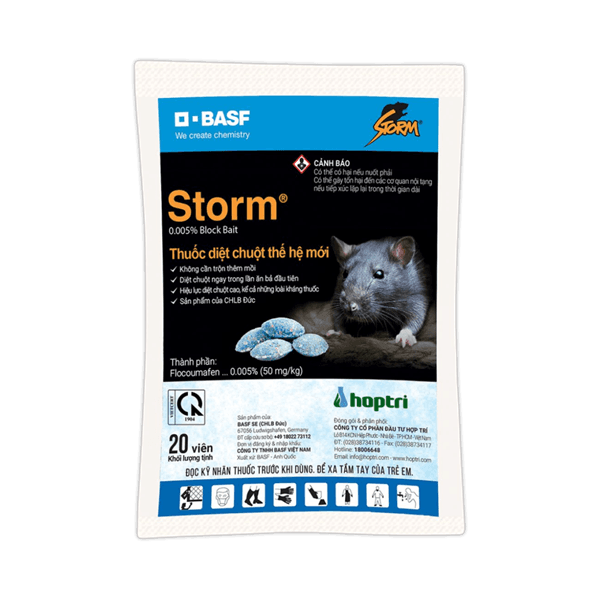 STORM 0,005% - Thuốc diệt chuột thông minh không cần trộn mồi.